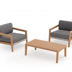 NewAge Products Patio Furniture Lakeside 3 Piece Set With Coffee Table