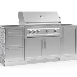 NewAge Products Outdoor Kitchen Signature Series 6 Piece Cabinet Set With Grill 120 NewAge Products Outdoor Kitchen Signature Series 6 Piece Cabinet Set With Grill