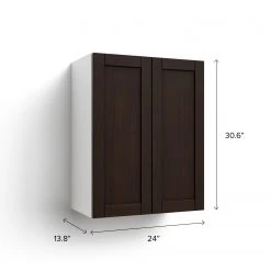 NewAge Products Home Two Door Wall Cabinet Home Bar Cabinets