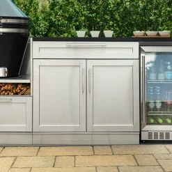 NewAge Products Outdoor Kitchen Signature Series 6 Piece Cabinet Set With Grill 125 NewAge Products Outdoor Kitchen Signature Series 6 Piece Cabinet Set With Grill