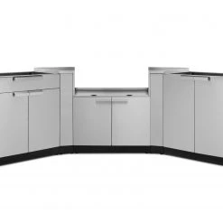 NewAge Products Outdoor Kitchen Stainless Steel 5 Piece Cabinet Set