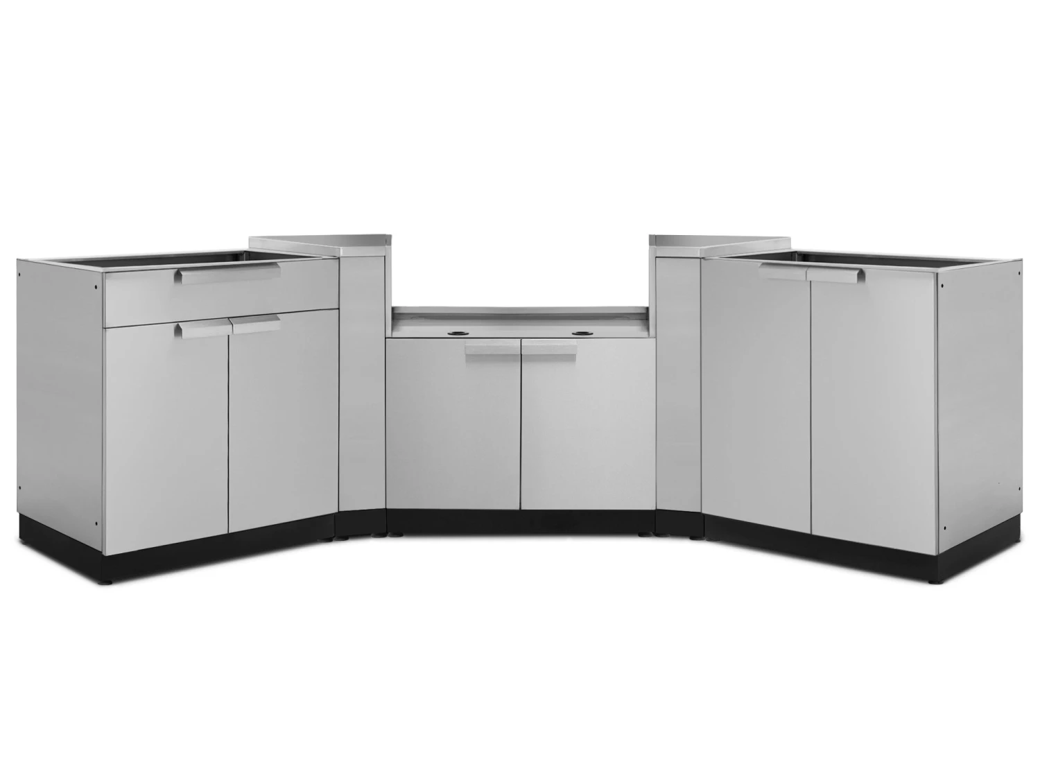 NewAge Products Outdoor Kitchen Stainless Steel 5 Piece Cabinet Set 1 NewAge Products Outdoor Kitchen Stainless Steel 5 Piece Cabinet Set