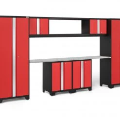 NewAge Products Bold Series 9 Piece Cabinet Set Garage Storage