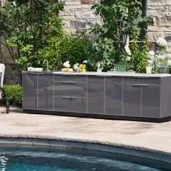 NewAge Products Outdoor Kitchen Aluminum 3 Piece Cabinet Set 28 NewAge Products Outdoor Kitchen Aluminum 3 Piece Cabinet Set