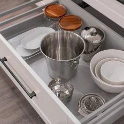 NewAge Products Home Bar Cabinets Home Bar 4 Piece Cabinet Set With Glass Door And Single Drawer Cabinets - 24 Inch