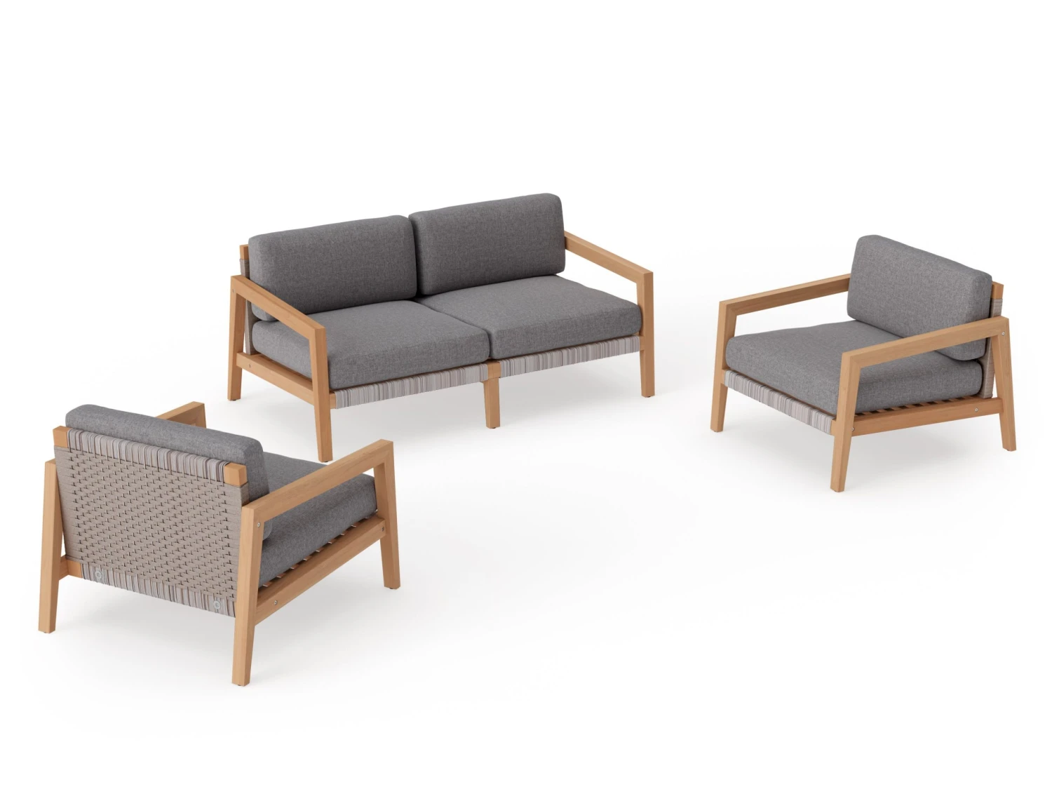 NewAge Products Sofas & Sectionals Lakeside 4 Seater Chat Set 1 NewAge Products Sofas & Sectionals Lakeside 4 Seater Chat Set