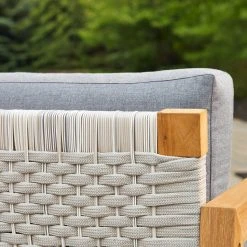 NewAge Products Sofas & Sectionals Lakeside 8 Piece Chat Set With 3-Seater Sofa And Umbrella