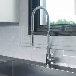 NewAge Products Shop Kitchen Sets 36 In. Farmhouse Sink With Flex Pull Down Faucet