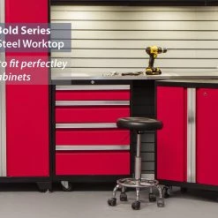 NewAge Products Garage Storage Bold Series 36 In. Stainless Steel Worktop 8 NewAge Products Garage Storage Bold Series 36 In. Stainless Steel Worktop