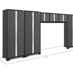NewAge Products Garage Storage Bold Series Gray 6 Piece Cabinet Set 10 NewAge Products Garage Storage Bold Series Gray 6 Piece Cabinet Set