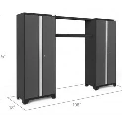 NewAge Products Bold Series 3 Piece Cabinet Set