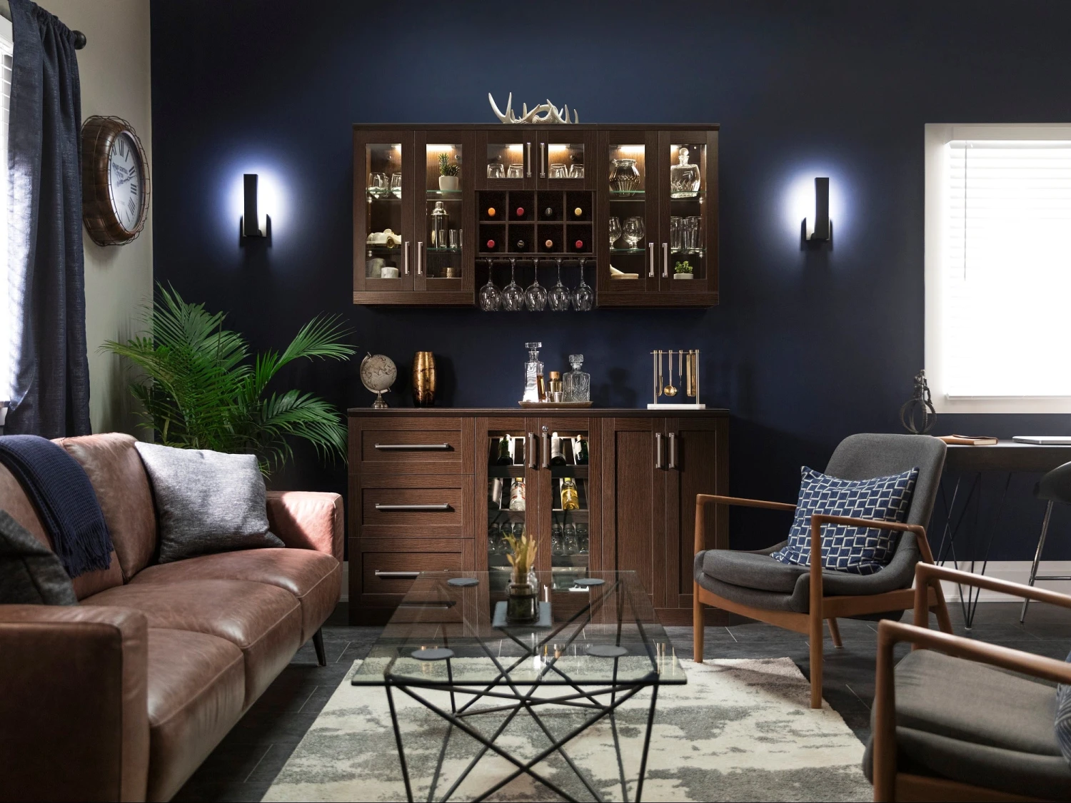 NewAge Products Home Bar Tall Wall Cabinet - 21" Home Bar Cabinets 15 NewAge Products Home Bar Tall Wall Cabinet - 21" Home Bar Cabinets