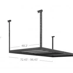 None VersaRac 4 Ft. X 8 Ft. Adjustable Overhead Rack