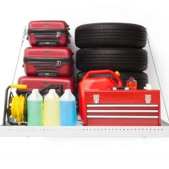 NewAge Products Pro Series 4 Ft. X 4 Ft. Wall Mounted Steel Shelf