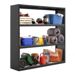 NewAge Products Bold Series 72 In. Wall Mounted Rack - Black Garage Storage