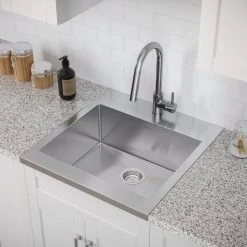 NewAge Products 24 In. Standard Sink With Classic Pull Down Faucet Shop Kitchen Sets 26 NewAge Products 24 In. Standard Sink With Classic Pull Down Faucet Shop Kitchen Sets