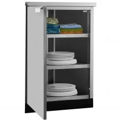 None Outdoor Kitchen Stainless Steel 45 Degree Corner Cabinet