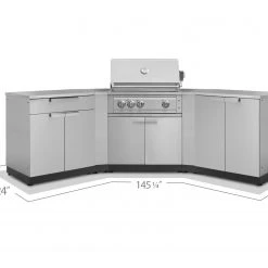 NewAge Products Outdoor Kitchen Stainless Steel 5 Piece Cabinet Set 28 NewAge Products Outdoor Kitchen Stainless Steel 5 Piece Cabinet Set