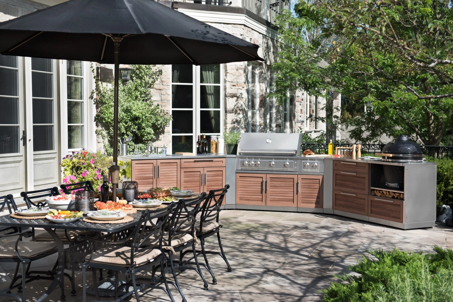 NewAge Products Outdoor Kitchen Stainless Steel 5 Piece Cabinet Set 16 NewAge Products Outdoor Kitchen Stainless Steel 5 Piece Cabinet Set