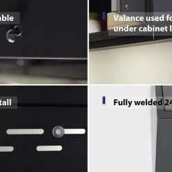 NewAge Products Garage Storage Bold Series 24 In. Wall Cabinet