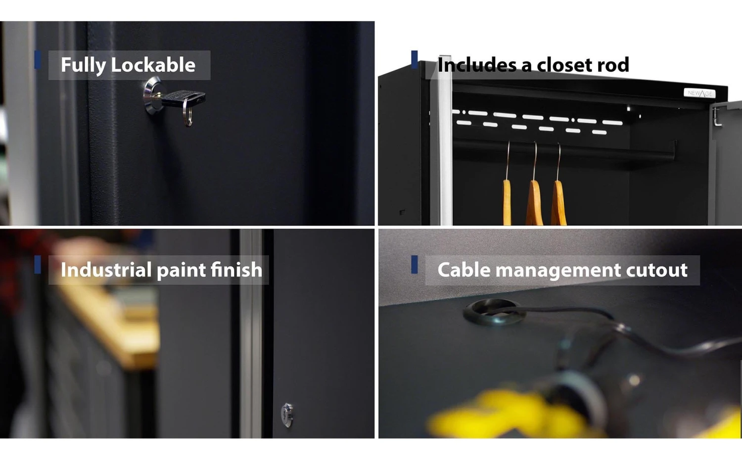 NewAge Products Large Storage Solutions Bold Series 30 In. Multi-Use Locker 7 NewAge Products Large Storage Solutions Bold Series 30 In. Multi-Use Locker