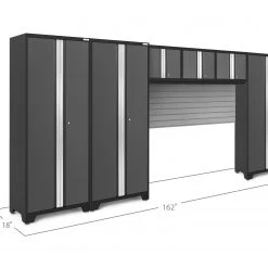 NewAge Products Garage Storage Bold Series Gray 6 Piece Cabinet Set