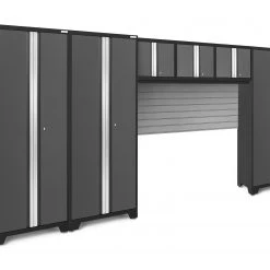 NewAge Products Garage Storage Bold Series Gray 6 Piece Cabinet Set