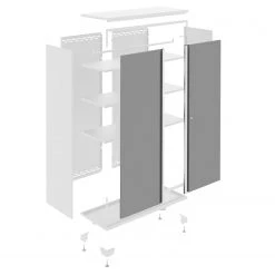 NewAge Products Garage Storage Bold Series 48 In. RTA Locker