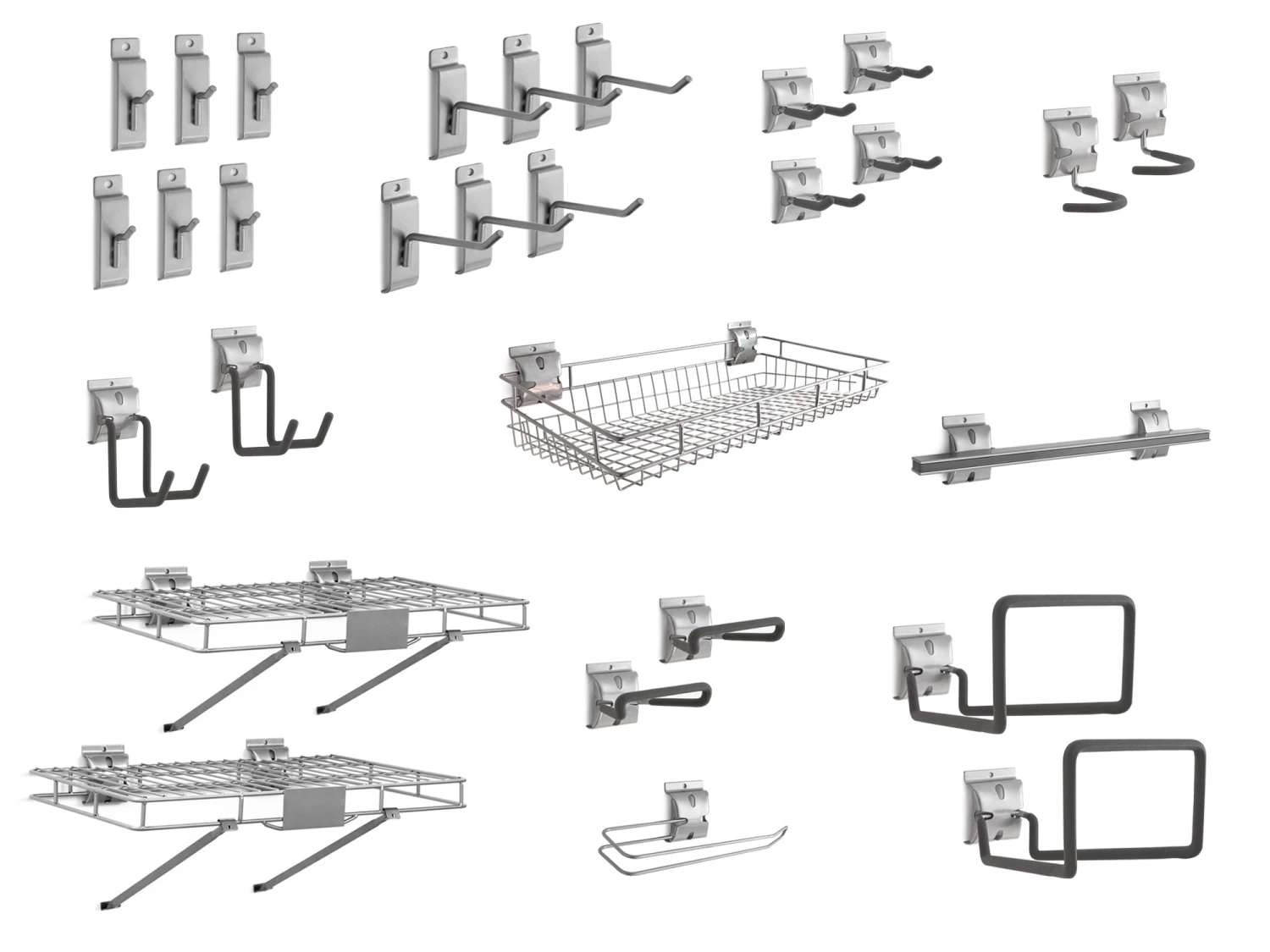 NewAge Products Ultimate Slatwall Hook Kit 2 NewAge Products Ultimate Slatwall Hook Kit