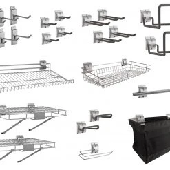 NewAge Products Gardener Slatwall Hook Kit Garage Storage