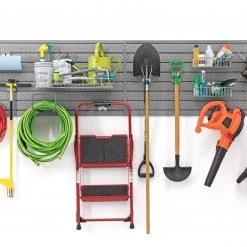 NewAge Products Garage Storage Backsplash Hook Kits - Small (12 Piece) + Large (40 Piece)