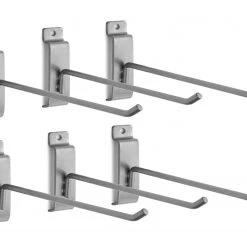 NewAge Products 8 In. Single Hook (Pack Of 6) Garage Storage