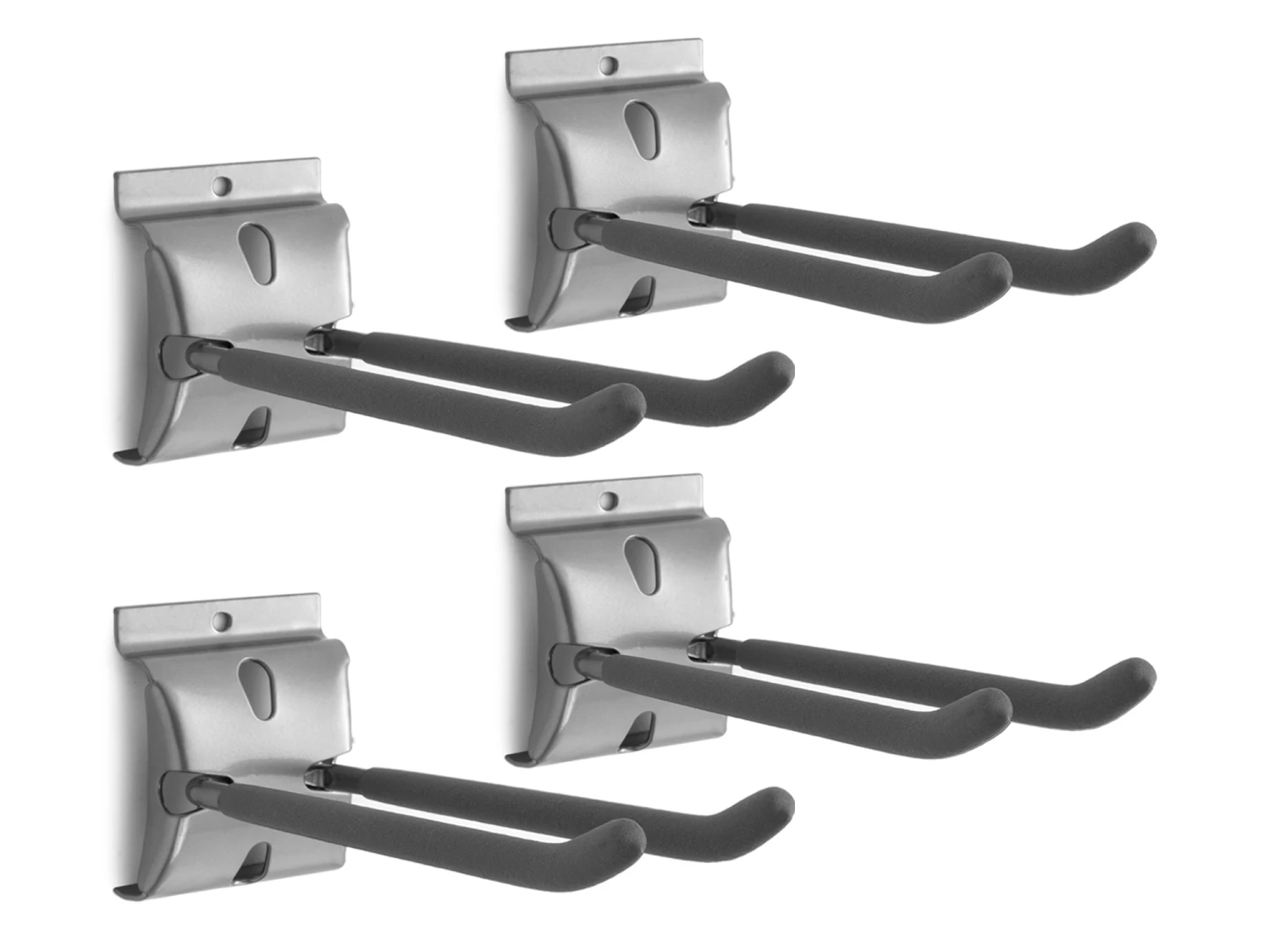 NewAge Products 8 In. Double Hooks (Pack Of 4) Garage Storage 1 NewAge Products 8 In. Double Hooks (Pack Of 4) Garage Storage