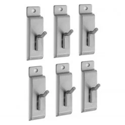 NewAge Products Wall Organization 1 In. Single Hook (Pack Of 6)