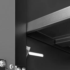 NewAge Products Pro Series Black 15" Locker Shelves (Pack Of 2) With Pins 10 NewAge Products Pro Series Black 15