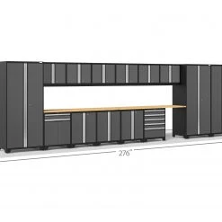 NewAge Products Pro Series Gray 16 Piece Cabinet Set