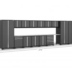 NewAge Products Pro Series Gray 16 Piece Cabinet Set