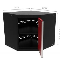 None Pro Series Corner Wall Cabinet Garage Storage
