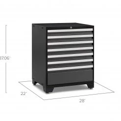 NewAge Products Pro Series 28 In. 7-Drawer Tool Cabinet Garage Storage