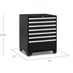 NewAge Products Pro Series 28 In. 7-Drawer Tool Cabinet Garage Storage