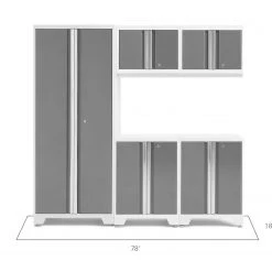 NewAge Products Bold Series 5 Piece Cabinet Set