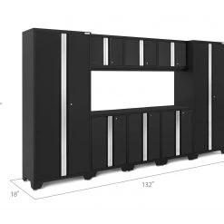 NewAge Products Large Storage Solutions Bold Series 8 Piece Cabinet Set 117 NewAge Products Large Storage Solutions Bold Series 8 Piece Cabinet Set
