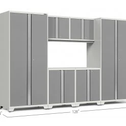 NewAge Products Pro Series 6 Piece Cabinet Set Large Storage Solutions
