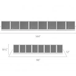 NewAge Products Bold Series 8 Piece Cabinet Set Garage Storage