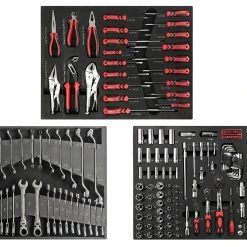 NewAge Products Pro Series Socket, Screwdriver, Plier And Wrench Tray Garage Storage