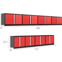 NewAge Products Wall Cabinets Pro Series 8 Piece Cabinet Set