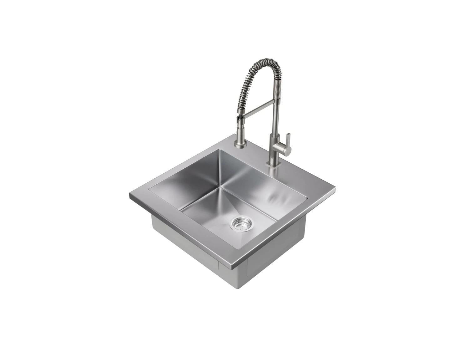 NewAge Products 24 In. Standard Sink With Coiled Pull Down Faucet Shop Kitchen Sets 1 NewAge Products 24 In. Standard Sink With Coiled Pull Down Faucet Shop Kitchen Sets