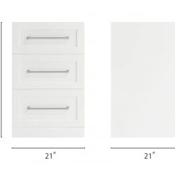 NewAge Products Home Bar 3-Drawer Cabinet - 21”