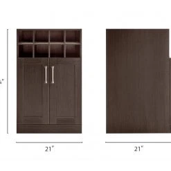 NewAge Products Home Bar Wine Storage Cabinet - 21