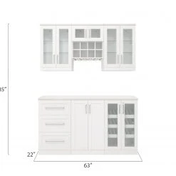 NewAge Products Home Bar Cabinets Home Bar 6 Piece Cabinet Set 25 NewAge Products Home Bar Cabinets Home Bar 6 Piece Cabinet Set